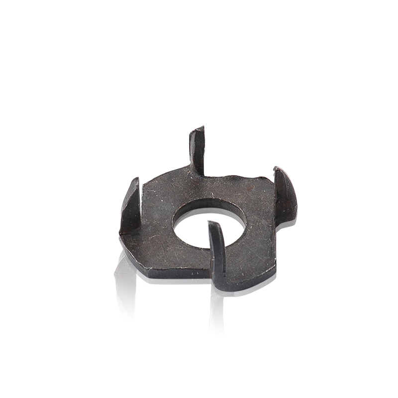 Black-Plated Zinc Four-Prong Nut
